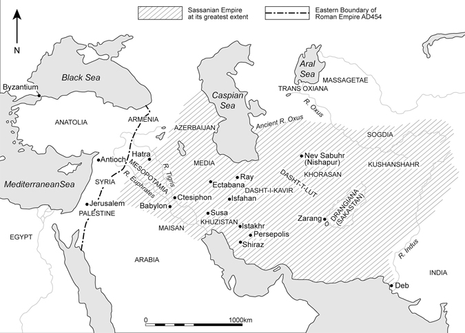 Map The Sasanian Empire created by Kirsty Harding School of History - photo 3