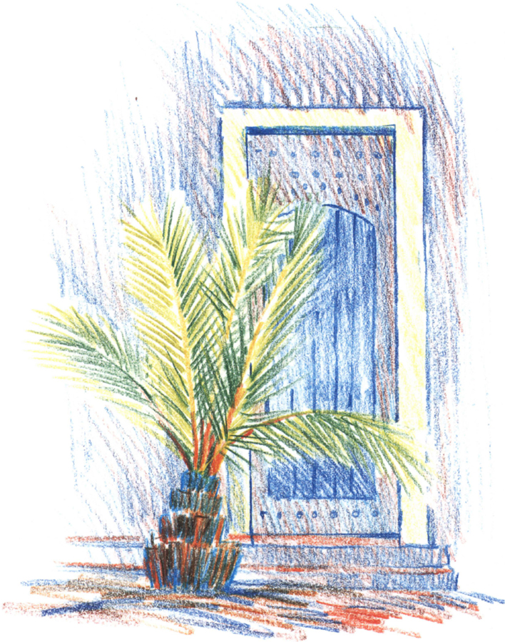 This sketch of a doorway was done with coloured pencils Jackie Simmonds 2005 - photo 21