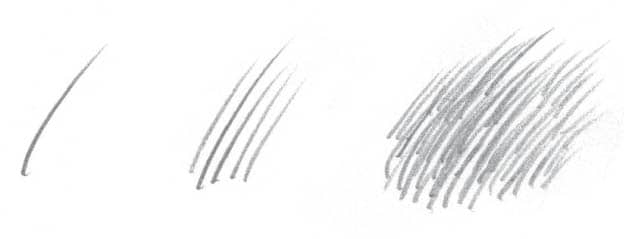 One quick pencil stroke creates a single hair Keep adding more quick short - photo 17