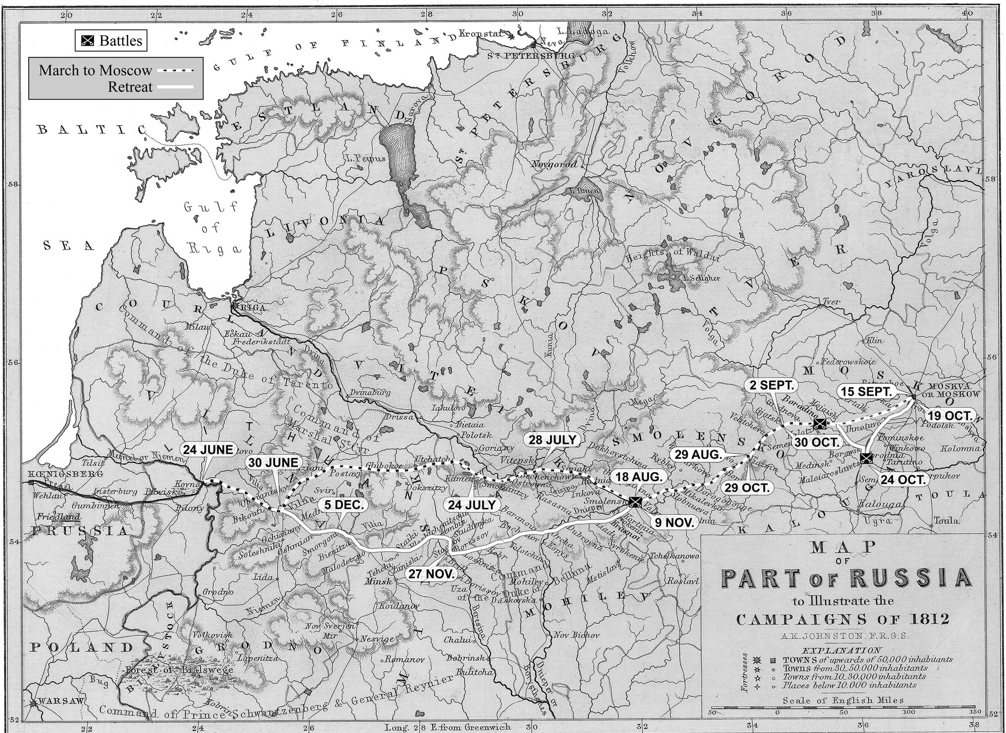 Russian campaign of 1812 Courtesy of the David Rumsey Map Collection David - photo 6