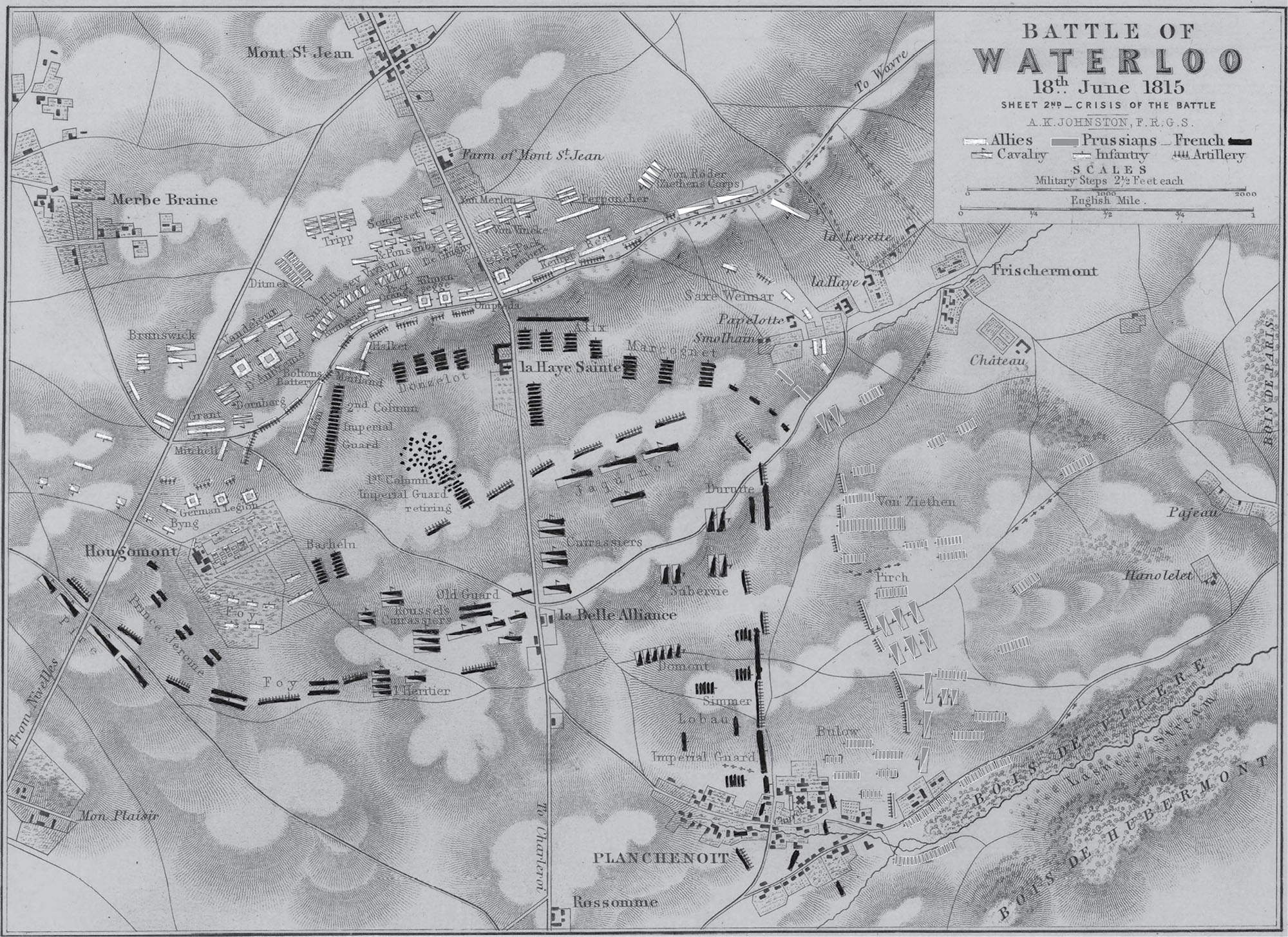Battle of Waterloo Courtesy of The Public Schools Historical Atlas by Charles - photo 16