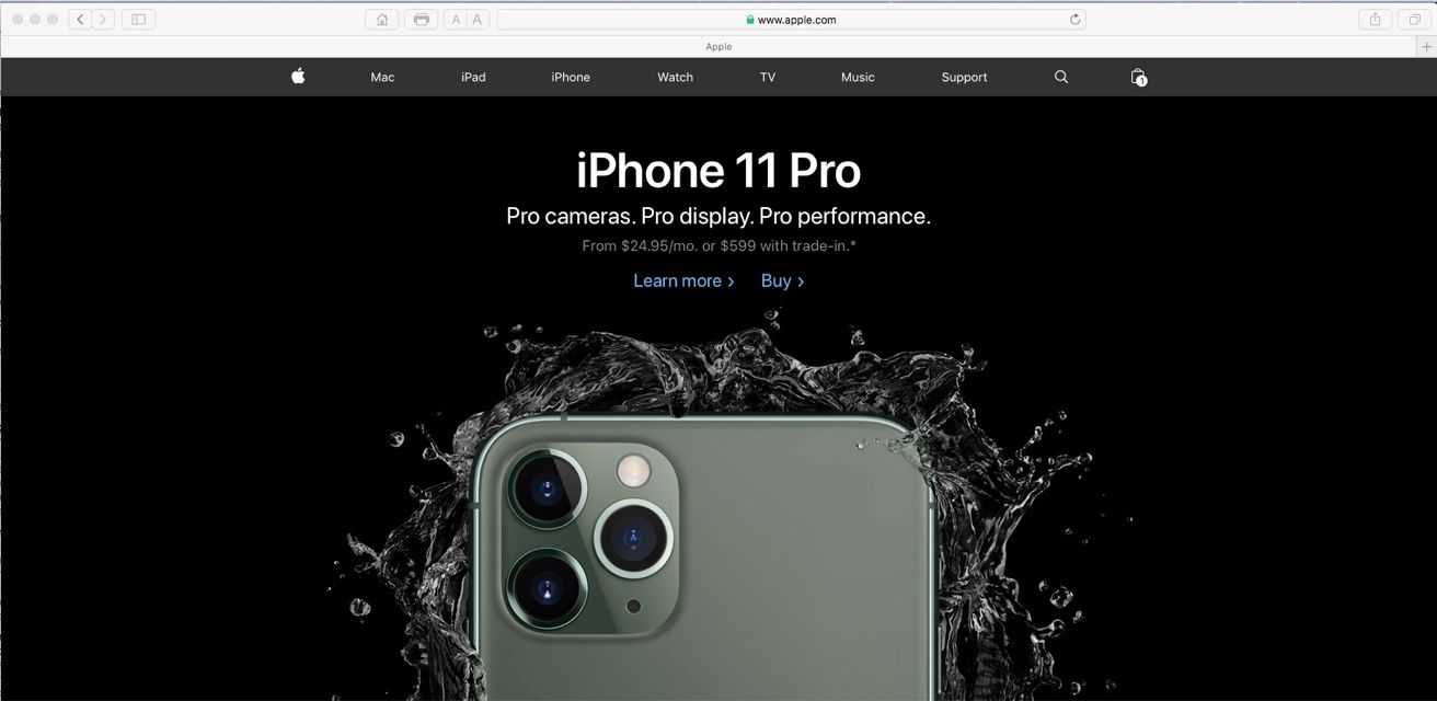 Figure 11 - Apples website wwwApplecom showcasing the iPhone 11 Pros - photo 5