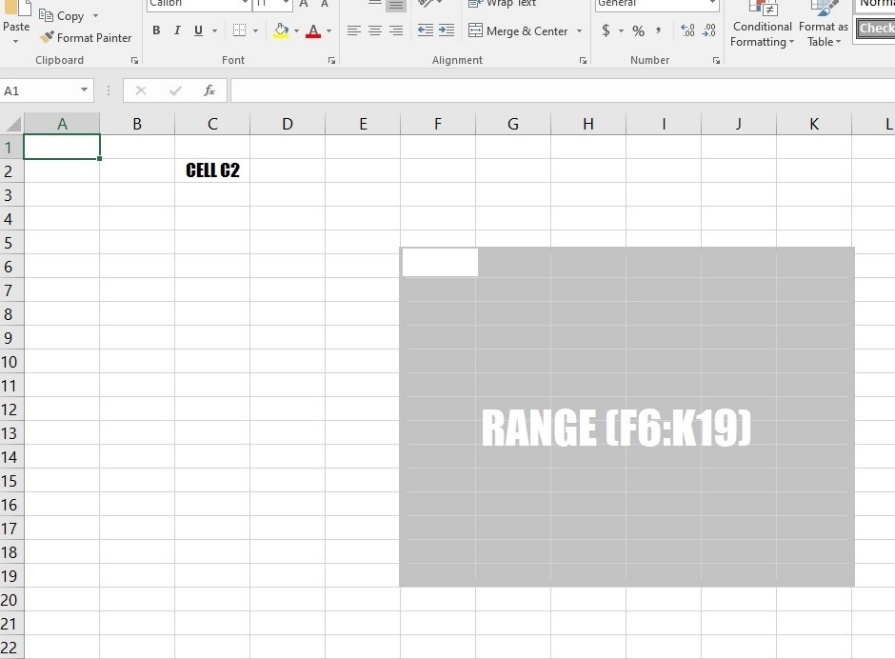 Fig Cell and Range in Excel Fig Excel Workspace ENTERING INFORMATION - photo 1