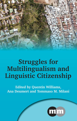 Dr. Quentin Williams (editor) - Struggles for Multilingualism and Linguistic Citizenship