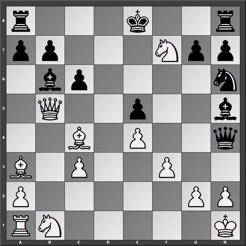 18Qxe5 Kd7 19Qe6 Kc7 20Bd6 Black is checkmated Nice finish See next - photo 2