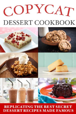 Samantha Schwartz Copycat Dessert Cookbook