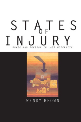 Wendy Brown States of Injury