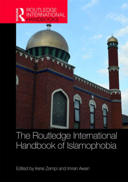 Irene Zempi The Routledge International Handbook of Islamophobia