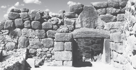 The work of giants Cyclopean stones at Mycenae One of the Titans Cronus - photo 3