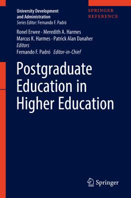 Fernando F. Padró (Editor-in-Chief) - Postgraduate Education in Higher Education