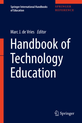 Marc J. de Vries - Handbook of Technology Education