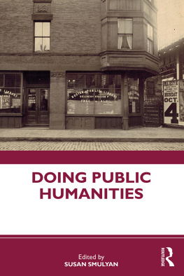 Susan Smulyan Doing Public Humanities