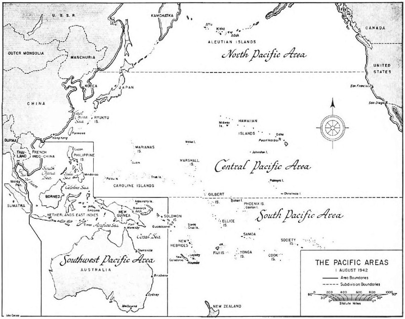 THE PACIFIC AREAS 1 AUGUST 1942 The invasion force was indeed on its way to - photo 4