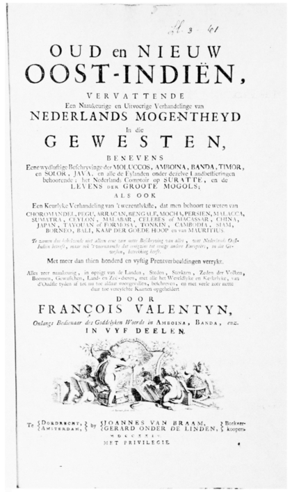 Title page of Oud en Nieuw Oost-Indien Franois Valentijns Description of - photo 3