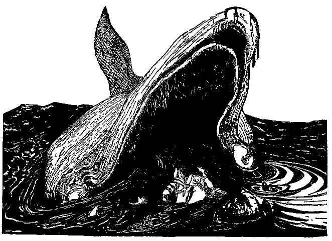 THIS is the picture of the Whale swallowing the Mariner with his - photo 1