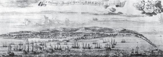 Figure 1 Prospect of Bridgetown in Barbados by Samuel Copen London 1695 - photo 6