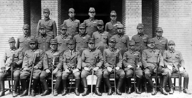 Fig 7 The senior officers of Unit 731 Masaji Kitano front row in the - photo 8