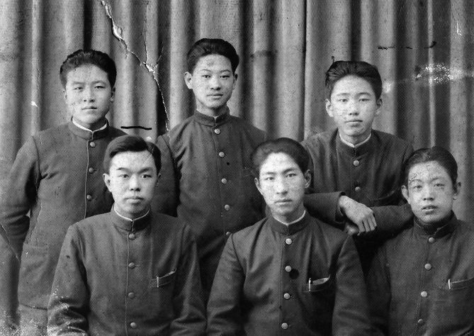 Fig 16 Pengge Li first at left and classmates at graduation Photo provided - photo 17