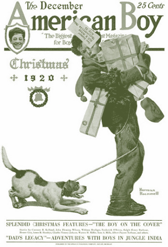 One of many Norman Rockwell Christmas-issue magazine covers American Boy This - photo 4