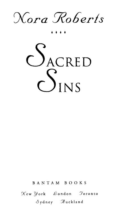 Sacred Sins By Nora Roberts - photo 2