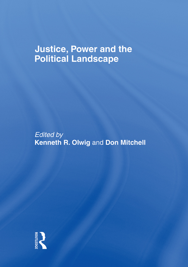 Justice Power and the Political Landscape Landscape is now on the agenda in a - photo 1