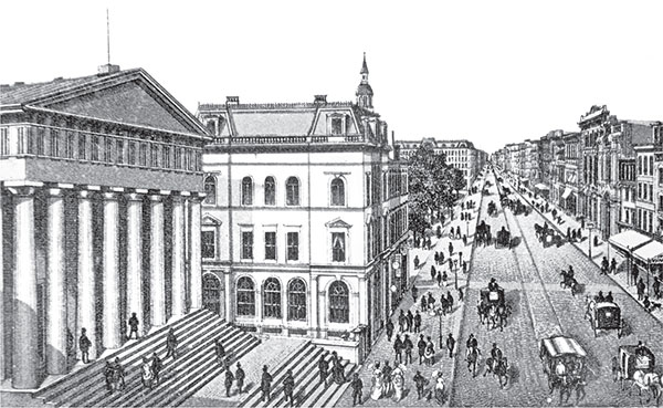 A sketch of Chestnut Street Courtesy of the Free Library of Philadelphia Far - photo 4