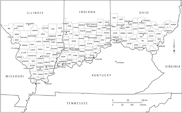 The Lower Middle West in 1860 INTRODUCTION THE GEOGRAPHY EMBODIED Loyal - photo 4