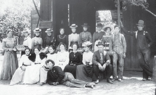 Nineteenth-century cherry pickers on a ranch in Campbell In 1893 Campbell - photo 8