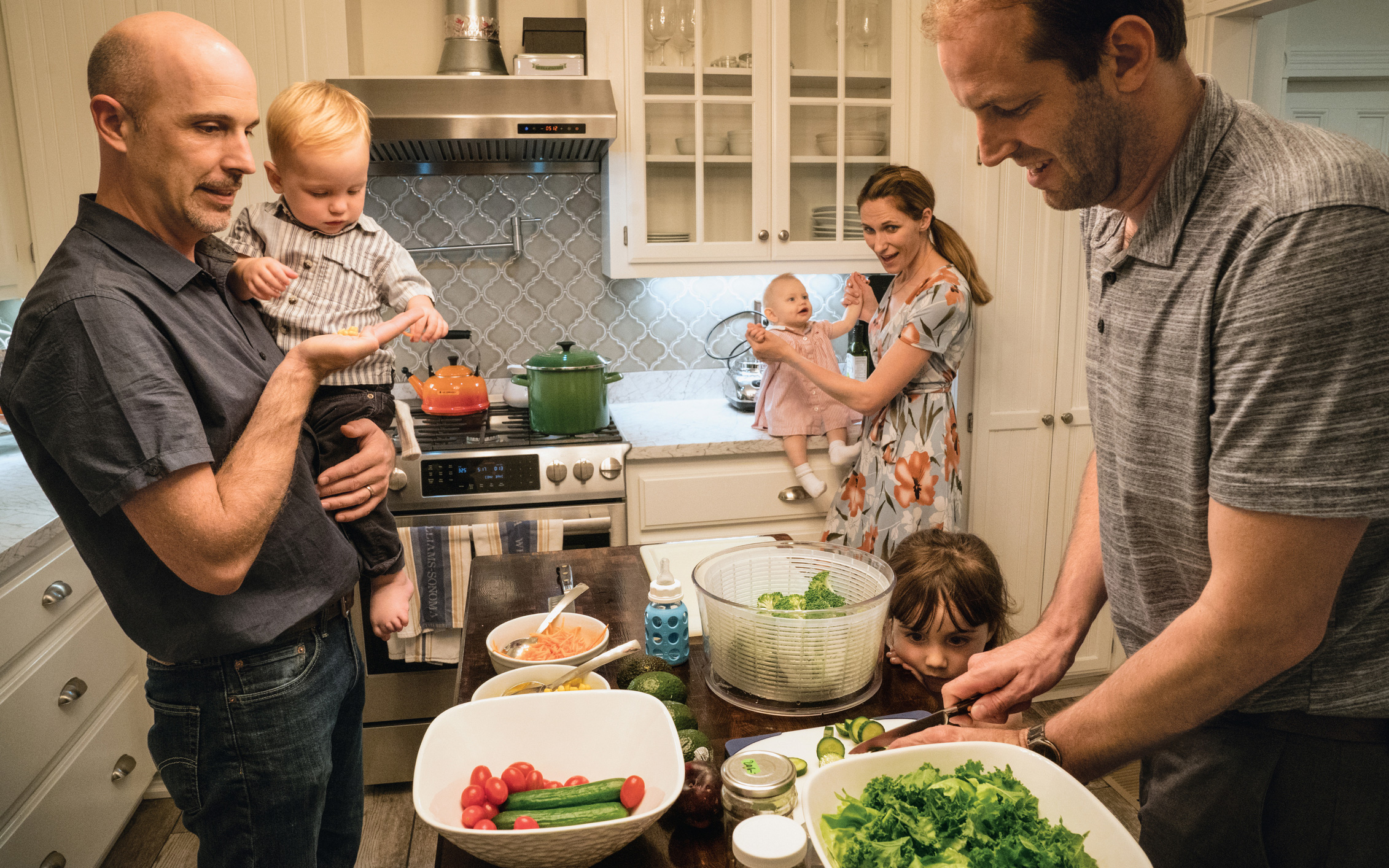 Two Adventist families come together in California to prepare a vegetarian - photo 11