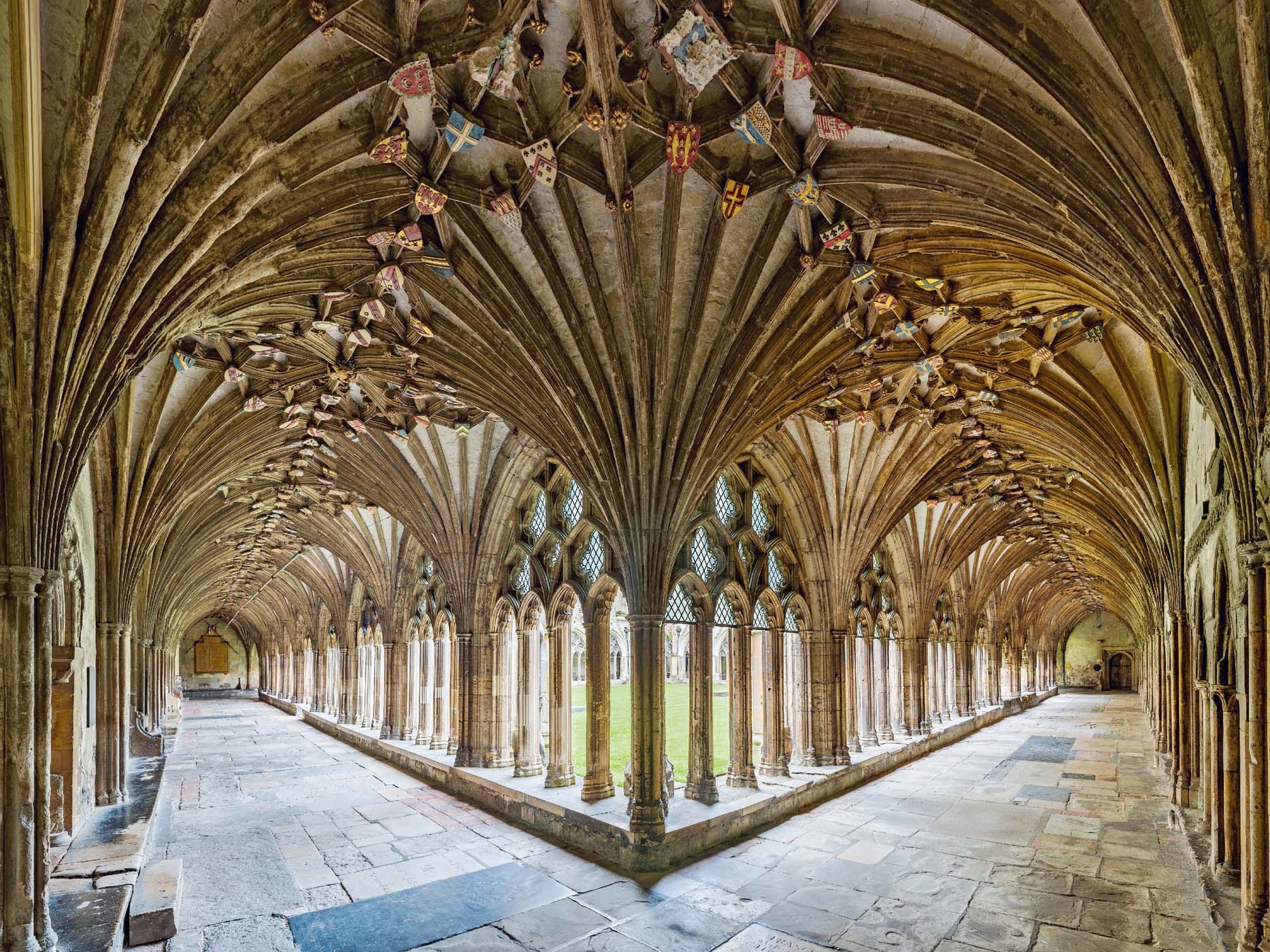 The cloisters at Canterbury Cathedral WikimediaDavid Iliff So on the - photo 3