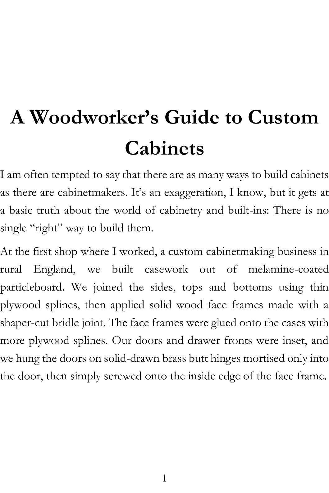 Furniture Design and Construction A Woodworkers Guide to Furniture Making - photo 2