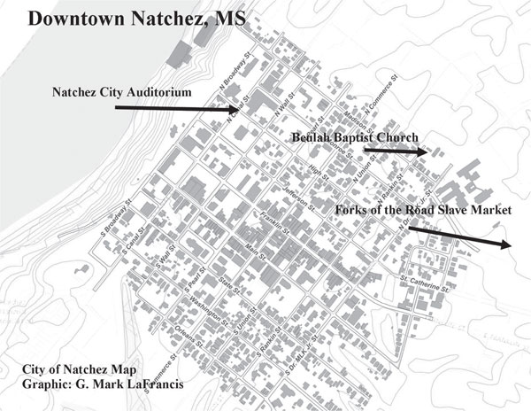 Map of downtown Natchez Courtesy City of Natchez Planning Department authors - photo 5