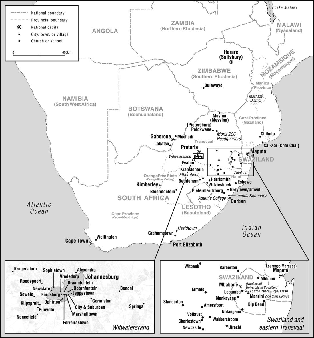 Map of Southern Africa DANIEL NKONYANE was an early twentieth-century - photo 5