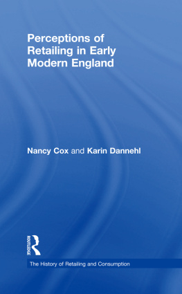 Nancy Cox Perceptions of Retailing in Early Modern England