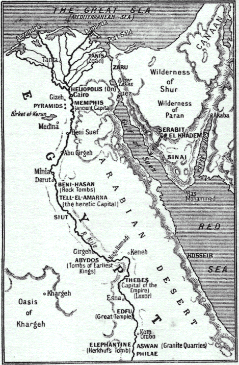 MAP OF ANCIENT EGYPT It looks a fair size when you see it on the map but you - photo 3