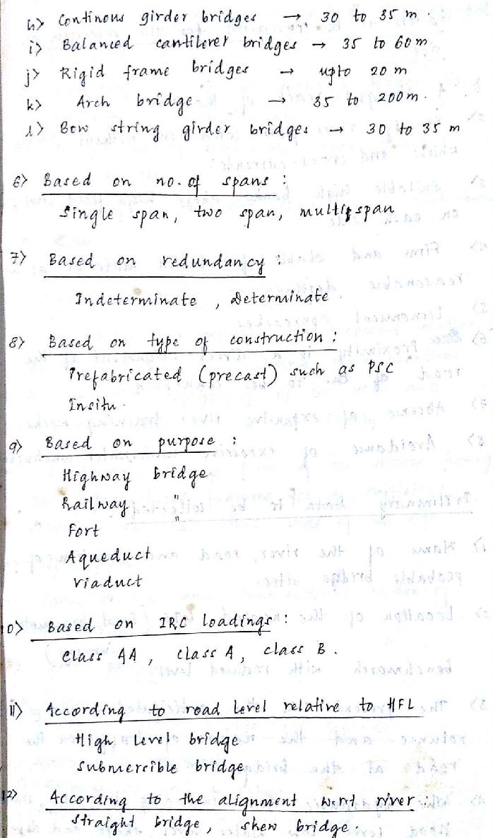 Bridge Engineering Handwritten Classroom NIT Notes - photo 3