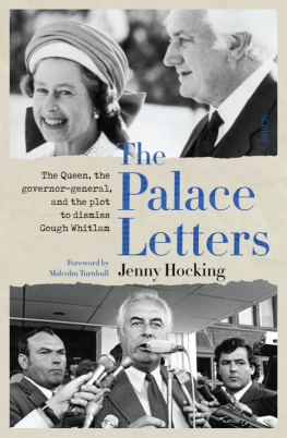 Jenny Hocking The Palace Letters: The Queen, the governor-general, and the plot to dismiss Gough Whitlam