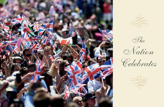 Crowds cheer the happy couple on the Long Walk in Windsor during the wedding - photo 1