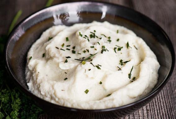 I love mashed cauliflower in place of mashed potatoes but mixing the two is - photo 4