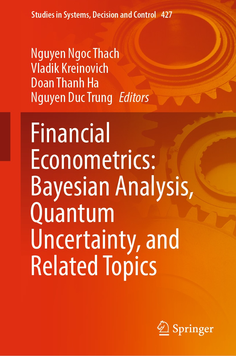 Book cover of Financial Econometrics Bayesian Analysis Quantum Uncertainty - photo 1