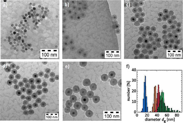 Figure 11 TEM images of tracer particles of the same magnetic core size and - photo 2