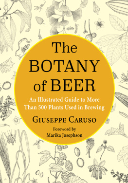 Giuseppe Caruso The Botany of Beer: An Illustrated Guide to More Than 500 Plants Used in Brewing