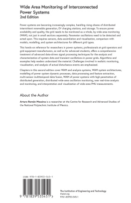 Arturo Román Messina Wide Area Monitoring of Interconnected Power Systems (Energy Engineering)