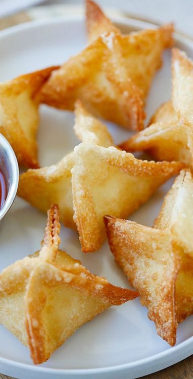 These crab and cream cheese wontons are the ideal Chinese take-out copycat - photo 6