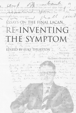 Luke Thurston - Reinventing the Symptom
