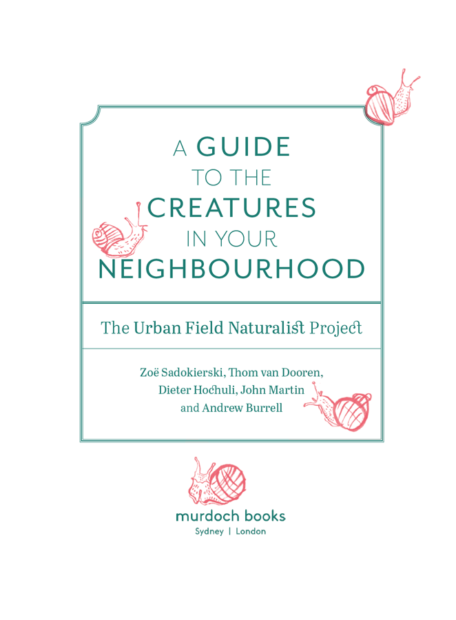 urbanfieldnaturalistorg The Urban Field Naturalist Project is a collaboration - photo 4