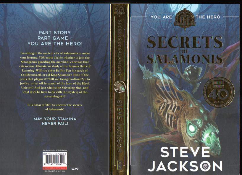 Fighting Fantasy Gamebook Secrets of SalaMonis 40th Anniversary edition - photo 1