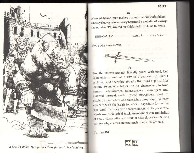 Fighting Fantasy Gamebook Secrets of SalaMonis 40th Anniversary edition - photo 38