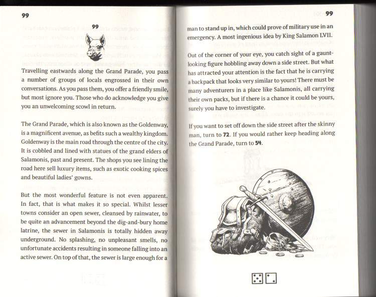 Fighting Fantasy Gamebook Secrets of SalaMonis 40th Anniversary edition - photo 47