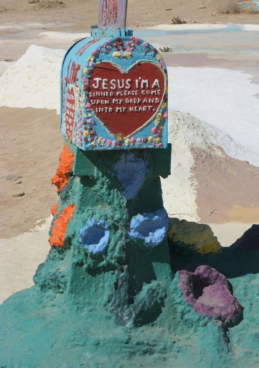 Salvation Mountain art mailbox Photo by author Introduction It is a - photo 7